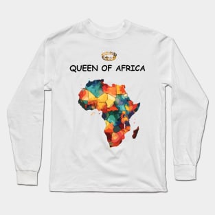 Queen Of Africa Long Sleeve T-Shirt